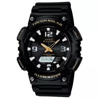 Наручные часы CASIO Collection AQ-S810W-1B, черный, золотой