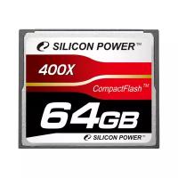 Карта памяти Compact Flash 64Gb Silicon Power <400x> SP064GBCFC400V10