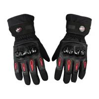 Мотоперчатки перчатки теплые Pro Biker MTV-08 для мотоциклиста на мотоцикл скутер мопед квадроцикл снегоход, черные, L