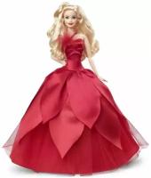Кукла Барби Холидей - Праздник 2022 блондинка (Barbie Holiday Doll 2022 with Wavy Blonde Hair)