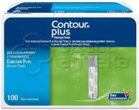 Contour plus, тест-полоски, 100 шт