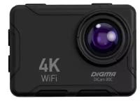 Экшн-камера Digma DiCam 80C 4K, WiFi, черный [dc80c]