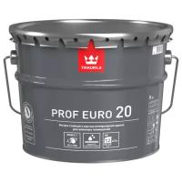 Краска Tikkurila Prof Euro 20 влагостойкая моющаяся полуматовая бесцветный 9 л