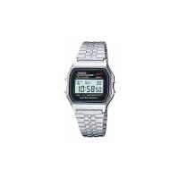 Наручные часы CASIO Vintage A159WA-N1, белый, серебряный