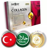 Турецкий коллаген DAY2DAY 10.000 мг пептидов коллагена + Витамин С. Для улучшения кожи, волос и суставов. Оригинал