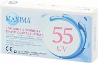 Контактные линзы Maxima 55 UV 1 месяц R. 8.6 SPH -4.50