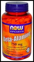 Now Beta-Alanine 750 mg 120 vcaps Нейтральный