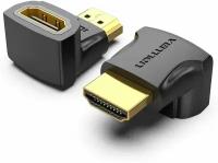 Переходник HDMI(M) - HDMI(F) Vention (AIOB0) угловой 90