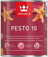 Эмаль Tikkurila Pesto 10 матовая белая 0,9 л