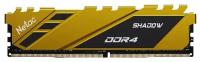 Оперативная память Netac Shadow 16 ГБ DDR4 3200 МГц DIMM CL16 NTSDD4P32SP-16Y