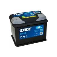 Автомобильный аккумулятор Exide Excell EB621, 242х175х190