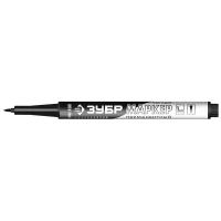 Маркер перманентный ЗУБР, 1 мм заостренный, черный, МП-100, серия Профессионал (06320-2)