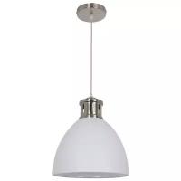 Подвес ODEON LIGHT pendant VIOLA E27, 60 Вт, кол-во ламп: 1 шт., цвет арматуры: никель, цвет плафона: белый