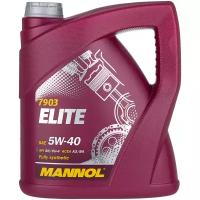 Моторное масло Mannol 7903 Elite 5W-40 синтетическое 4 л