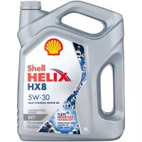 Синтетическое моторное масло SHELL Helix HX8 ECT 5W-30, 4 л, 1 шт