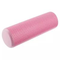 Роллер Sangh, для йоги, размеры 30 х 9 см, массажный, цвет розовый