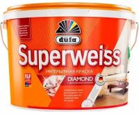 Краска акриловая Dufa Superweiss RD4 для детской моющаяся глубокоматовая белый 5 л