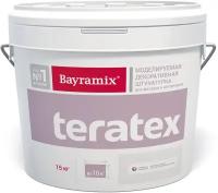 Штукатурка декоративная текстурная Bayramix Teratex (15кг) 001 белый