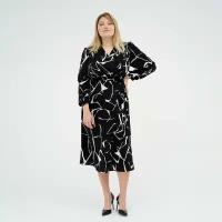 Платье женское MIST, plus-size, р.50, черный