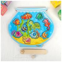 WoodLand Toys Магнитная рыбалка для детей «Аквариум»