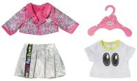 Zapf Creation набор одежды Модный городской наряд для куклы Baby Born 830222 разноцветный