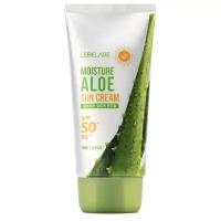 Солнцезащитный увлажняющий крем с экстрактом алоэ Lebelage Moisture Aloe Sun Cream Spf50+ Pa+++ 70 мл
