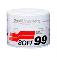 Полироль для кузова защитный Soft99 White Soft Wax для светлых, 350 гр