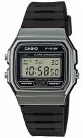 Наручные часы CASIO Collection F-91WM-1B, белый, серый