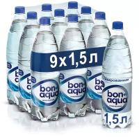 Вода питьевая Bon Aqua газированная, ПЭТ