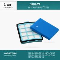 Фильтр для пылесоса Philips FC8760, FC8761, FC8764, FC8766, FC8767, FC8768, FC8769, FC9712, FC9714, FC9720, FC9721, FC9728, FC9730