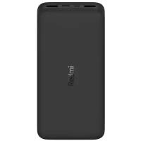 Портативный аккумулятор Xiaomi Redmi Power Bank Fast Charge, 20000 mAh, черный, упаковка: коробка