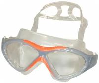 Очки маска для плавания взрослая E36873-11 (серо/оранжевые)