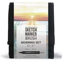 SketchMarker Набор маркеров Brush Morning Set, 12 шт.