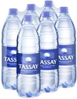 Вода питьевая TASSAY (Тассай), газированная, 1 л х 6 шт, ПЭТ