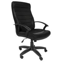 Кресло для руководителя easy chair 633 tr черное рециклированная кожа пластик