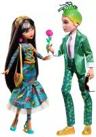 2 куклы Монстер Хай Клео и Дьюс каникулы любовное издание, Monster High Howliday Cleo De Nile and Deuce Gorgon Love edition