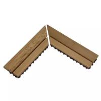 Коврик SAWO (285х115) на пол, деревянный, наборный, угловой, кедр, 595-D-CNR