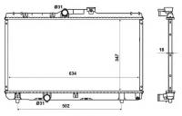 Радиатор Nrf 507594