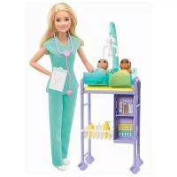 Игровой набор Barbie Профессии, 29 см, DHB63 детский врач 3