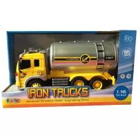 Автоцистерна Fun toy 44404 1:16, желтый/серебристый