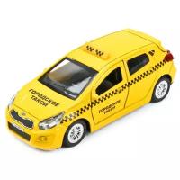 Легковой автомобиль ТЕХНОПАРК Kia Ceed Такси (CEED-TAXI) 1:32, 12 см