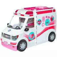 Автомобиль Barbie Машина скорой помощи FRM19, белый/розовый