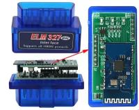 Диагностический автосканер ELM327 V1.5 Bluetooth OBD2 для iOS iPhone Android / 2 платы / pic18f25k80