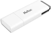 Флеш Диск Netac U185 64Gb, USB2.0, с колпачком, пластиковая белая