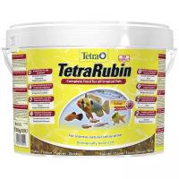 Корм для усиления насыщенности окраса рыб Tetra Rubin Flakes 10 литров хлопья