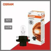 Лампа накаливания приборной панели B8.5d Original 12V 1,2W OSRAM 2721MFX, черный, 1 шт