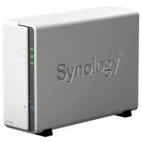 Сетевое хранилище данных Synology DS120j DC 800MhzCPU/512Mb/upto 1HDDs/SATA(3.5'')/2xUSB2.0/1GigEth/iSCSI/2xIPcam(upto 5)/1xPS/2YW repl DS119J