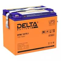 Аккумуляторная батарея DELTA Battery DTM 1275 I 12В 75 А·ч