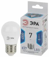 Лампа светодиодная ЭРА LED 7W-E27/4000K