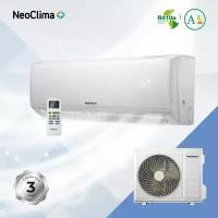 Cплит-система кондиционер настенный NeoClima Plasma NS/NU-HAL09F, белый, до 25 м2